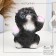 Pig a piggy bank "joyful cat" Black, 20cm