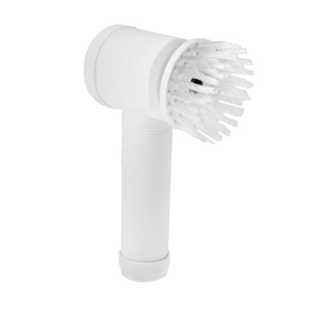 Electric brush for cleaning Lesh-01, 5 nozzles, battery, white