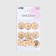 The buttons are sewing, decorative, d = 21 mm, 5 pcs, the color of the gold