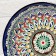 Largan Rishtan ceramics "Patterns", 25 cm, blue