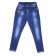 Jeans for girls, height 110 cm, blue color