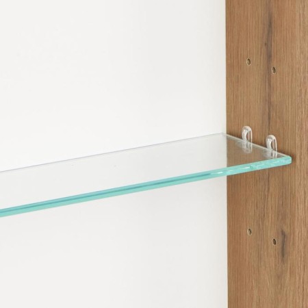 Aquaton “Scandy 55” mirror wardrobe, white color, rustic oak-2