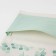 Textile pocket "eucalyptus" 3 departments, 56x20 cm