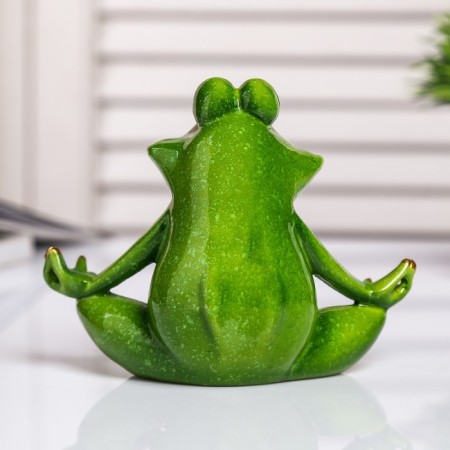 Souvenir Polystone Lak "Frog Yog" MIX 15x12.5x5.5 cm-2