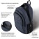 Brauberg High School's backpack universal, 3 compartments, "sapphire", blue, 46x31x18 cm, 270760