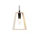 Lighting Lamp in the style of Ambrella Light, Loft, TR80497, 1HE14, Black Color, Light Wood