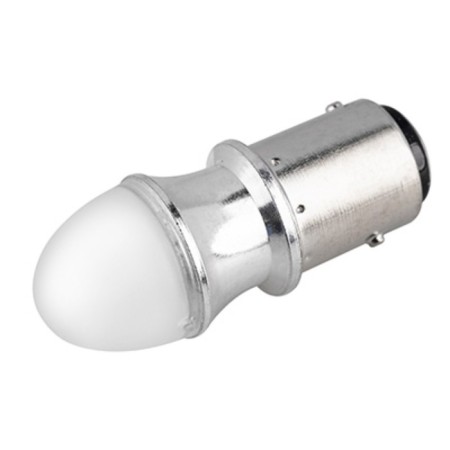 LED LED SKYWAY S25 (P21/5W), 12 V, 9 SMD diode, Bay15D, 2-end, white