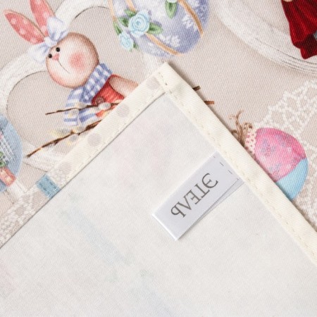 Apron Ethel "Easter tildes" 60x70 cm, 100% cotton, sarzha 190 g/m2-3