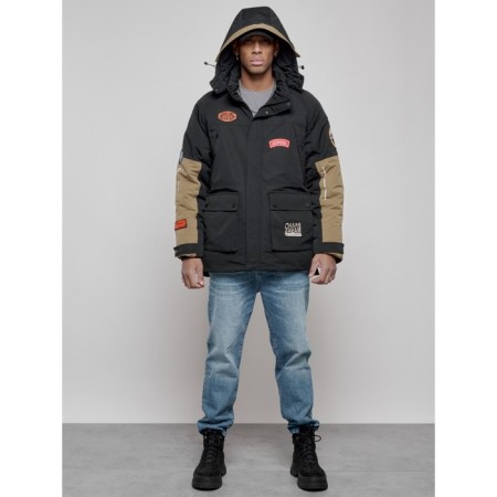 Male Winter jacket, size 50, black color-17