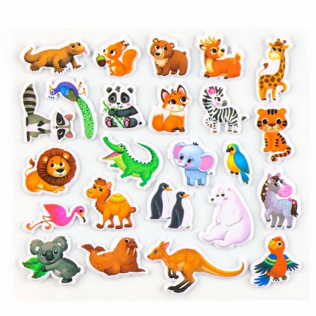 Set for creativity "Animals", stickers for decor-1