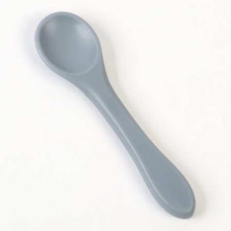 Children's spoon for feeding M&B (silicone), gray-2