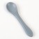 Children's spoon for feeding M&B (silicone), gray