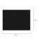 Black canvas on cardboard (MDF), 25 x 35 cm, soil, cotton, fine grain Brauberg Art Classic (191678)