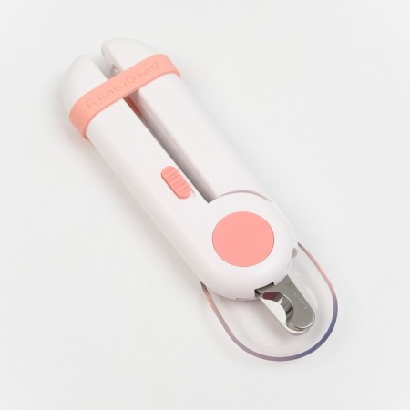 Clawers for animals with LED lantern and nail file, pink-2
