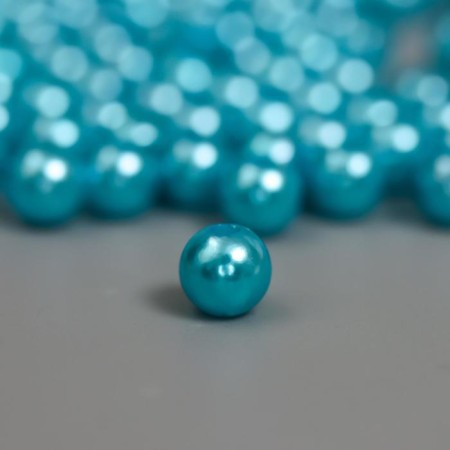 Beads for creativity plastic "turquoise-green" set of 200 pcs d = 0.6 cm-2