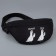 Bag on the belt "Rot Off", 32x8x15 cm, lightning department, black color
