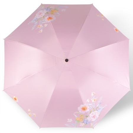 Mechanical “Flowers” ​​umbrella, Eponge, 4 additions, 8 spokes, r = 48 cm, color mix-10