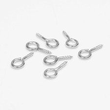 Holder for a screw pendant, 8 × 4 mm (set 1000 pcs.), Silver color