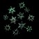 New Year's decor with backlight "Snowflake" 8 × 12.5 cm, set 12 pcs.