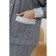 Cardigan female, size 52, gray color