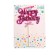 Topper "Happy Birthday", pink color