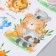 Plastic sticker multi -layer "animals and transport" 50x35 cm