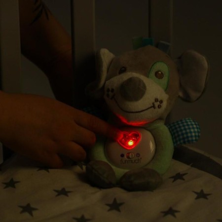 Toy - lamp, developing, musical "dog", 21 cm.-3
