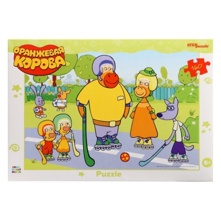 Puzzle "Orange Cow", 160 elements-1