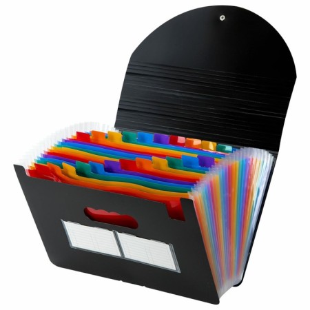 ORGANIZER folder for papers and documents on elastic bands, 25 departments, Brauberg Docs, A4, Chern 271151-1