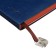 Organizer, A5, 116 sheets, cage, leatherette cover, brown cut, blue