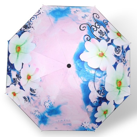 Mechanical umbrella “Aerial flowers”, eponge, 4 additions, 8 knitting needles, r = 48 cm, color mix-5