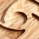 Menzhitsa wooden "round", with a cutting board, d = 30 cm, an array of ash