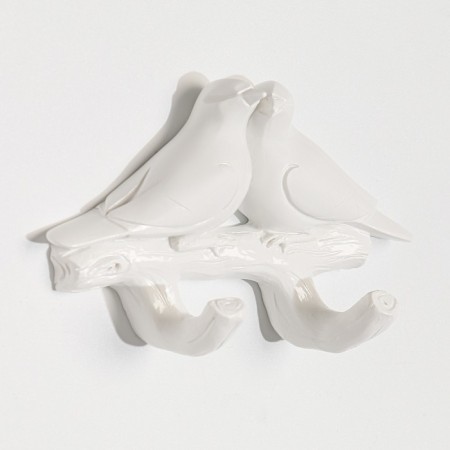 Nast-light decor "Doves", 10.5 x 7 cm, white-3