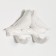 Nast-light decor "Doves", 10.5 x 7 cm, white
