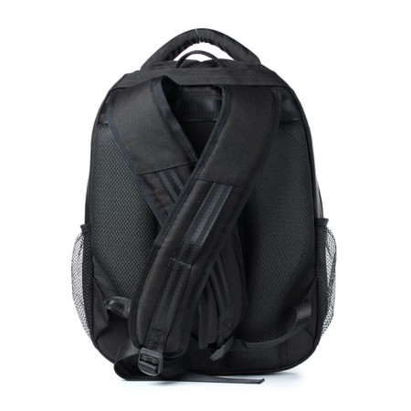 Youth backpack, synthetic fabric, 305x415x140 cm, black-2