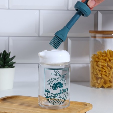 Oil capacity with a brush "olives", 230 ml-2