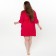 Women's robe, raspberry color, size 46