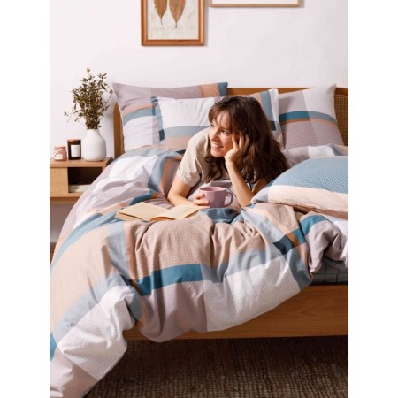 Bed linen 1.5 joint venture, size 150x214 cm, 143x215 cm, 70x70 cm - 2 pcs-4