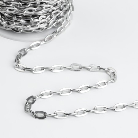 A bag for a bag, iron, 9 × 5 mm, 10 ± 0.5 m, silver color-2