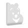 Bracket "Bear" 180x180 mm, white, 10 pcs