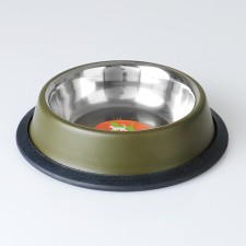 A bowl with a non -slip base color, 230 ml, green