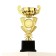 Cup 182C, award figure, gold, plastic stand, 21 × 10.7 × 7.5 cm.