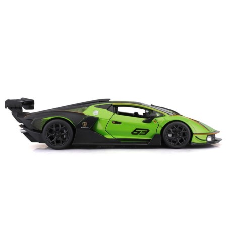 Racing machine BBURAGO Lamborghini Essenza SCV12, Die-Cast, 1:24, Green color-2