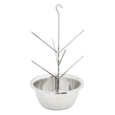 Christmas tree-shampoo for a tandoor, bowl d-26 cm, Christmas tree d-25 cm, h-42 cm, spike length 17 cm
