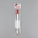 Knitting hook, d = 8 mm, 16 cm, white/red color
