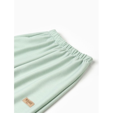Children's pants Minaku, olive color, height 134 cm-2