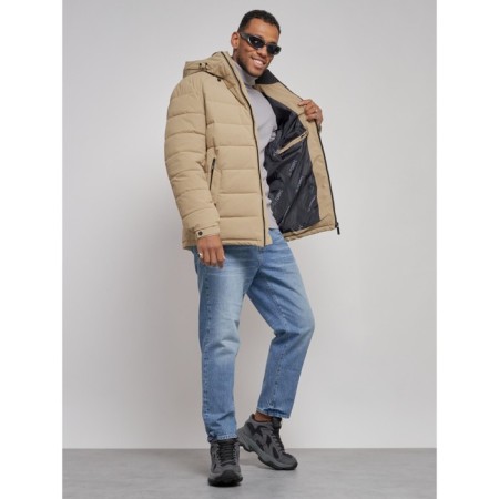 Sports male winter, size 48, beige color-13