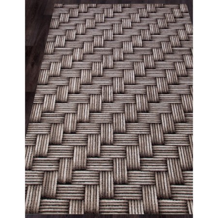 Rectangular carpet Merinos Sierra, size 150x300 cm, color BEIGE-BROWN 2-1