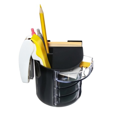 Organizer stand for the office of the plastic and erychkrause Venezia, Classic, Black-4