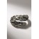 Ring "Right" Dragon in hibernation, color black silver, dimensionless